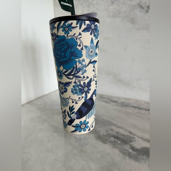Starbucks x FARM Rio limited-edition Lenco Azulejo 24oz Tumbler NWT - Picture 6 of 9